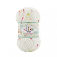 Веллюто мини Колорс VELLUTO MINI COLORS 100% микрополиэстр 68м/100г Alize