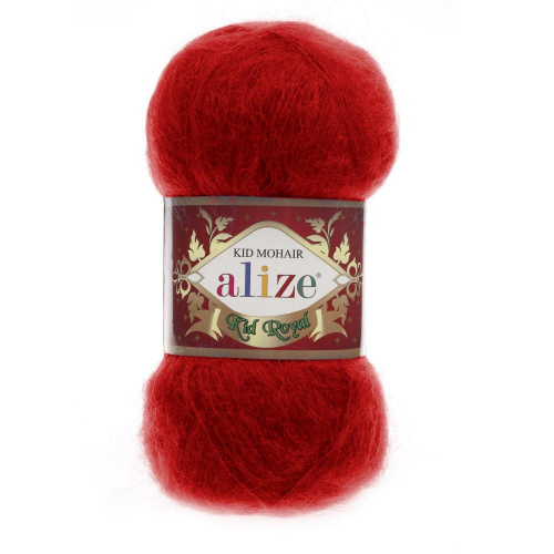 Мохер Кид Роял MOHAIR KID ROYAL 62 kid Мохер 38п/амид 500м/50г (уп5шт) Alize