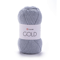 Голд GOLD 92%акрил8%металлик 400м/100г YarnArt